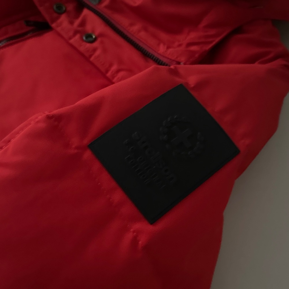 Strellson Kids Red Puffer Jacket - Picture 4 of 7